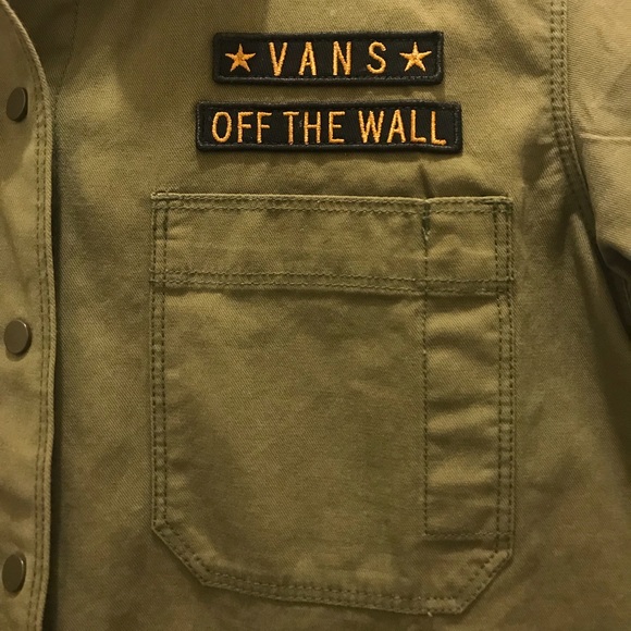 vans army shirt